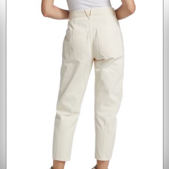 Veronica Beard Charlie Barrel Leg High Rise Jeans - Picture 4 of 13